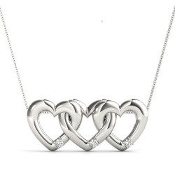2 ROW CLUSTER PENDANT