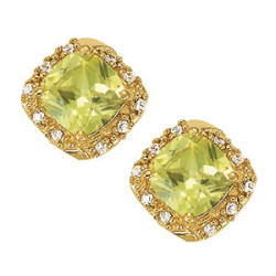 EARRINGS COLOR SQUARE & CUSHION