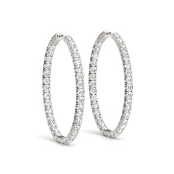 1.75 INCH 4 PRONG OVAL HOOP