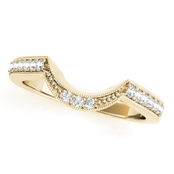 WEDDING BANDS CURVED BANDS
