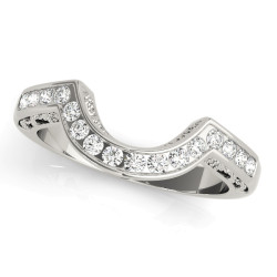 WEDDING BANDS CURVED BANDS