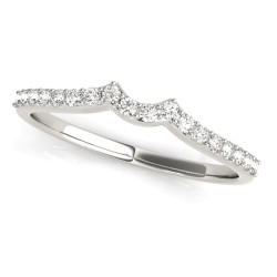 WEDDING BANDS CURVED BANDS