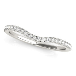 WEDDING BANDS CURVED BANDS