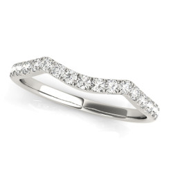 WEDDING BANDS CURVED BANDS