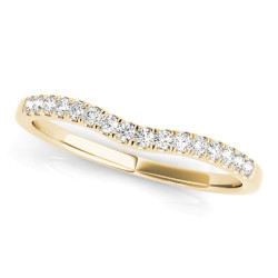 WEDDING BANDS CURVED BANDS
