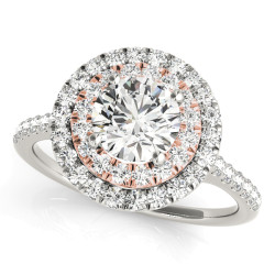ENGAGEMENT RINGS HALO ROUND