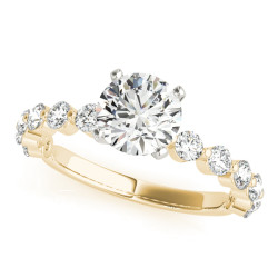 SINGLE PRONG ENGAGEMENT RING