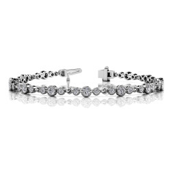 BRACELET WITH MILGRAIN