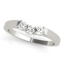 WEDDING BANDS CURVED BANDS