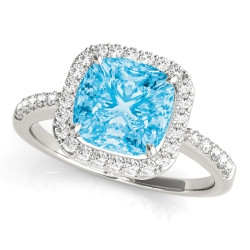 ENGAGEMENT RINGS HALO SQUARE & CUSHION