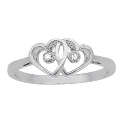 DIAMOND FASHION HEART RINGS