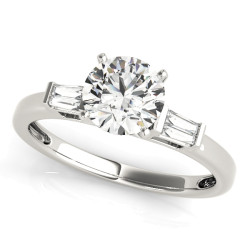ENGAGEMENT RINGS FANCY SHAPE BAGUETTE REMOUNTS