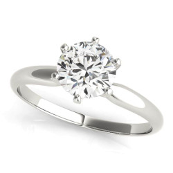 6 prong Round Solitaire