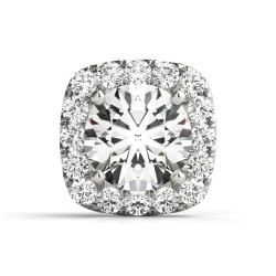 ROUND CENTER; CUSHION HALO
