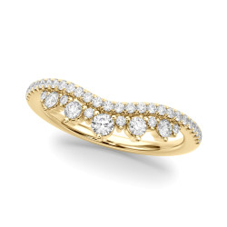 LAB GROWN DIAMOND CHEVRO BAND
