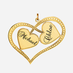 HEART PENDANT W/IN A HEART