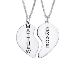COUPLES HEART PENDANT