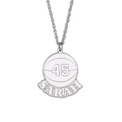 BASKETBALL W/ NAME AND NUMBER