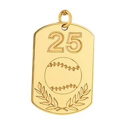 BASEBALL W/ NUMBER TAG