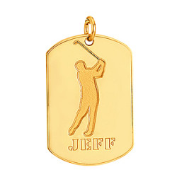 GOLF PLAYER TAG